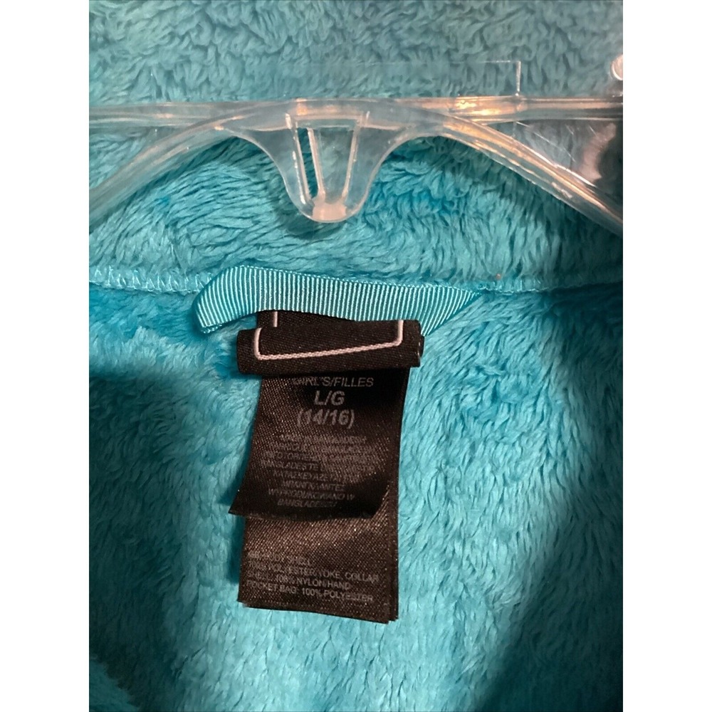 The North Face Denali Fleece Girl Sz.L (14/16) Ladies Sz. Small Turquoise & Gray - Picture 2 of 3